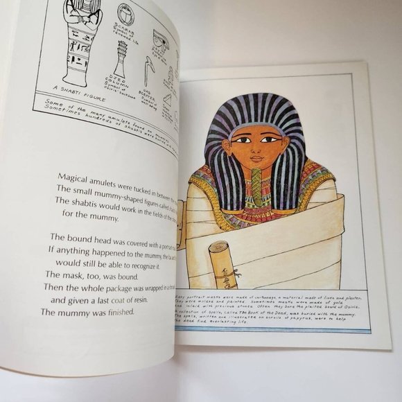 Mummies Made in Egypt by Aliki (1985, Trade Paperback) Vintage - Picture 8 of 8